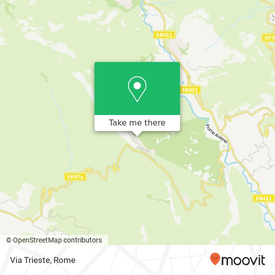 Via Trieste map