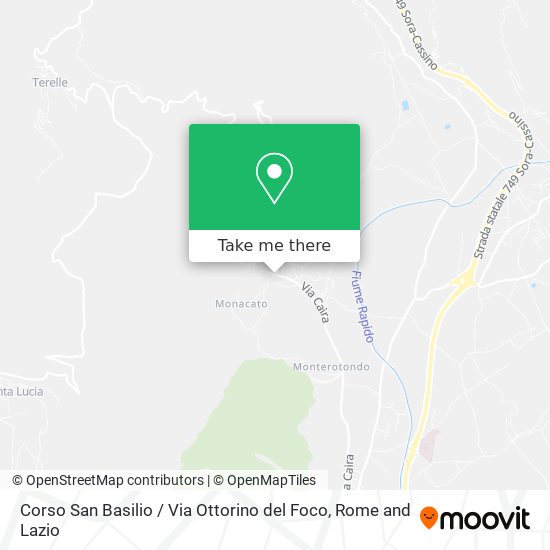 Corso San Basilio / Via Ottorino del Foco map