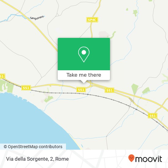 Via della Sorgente, 2 map