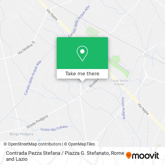Contrada Pezza Stefana / Piazza G. Stefanato map