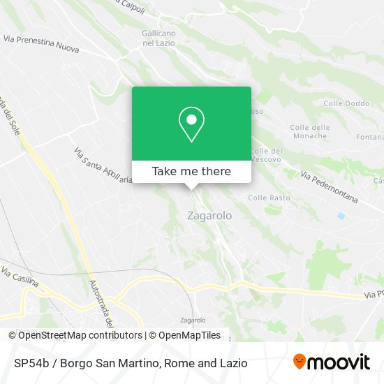 SP54b / Borgo San Martino map