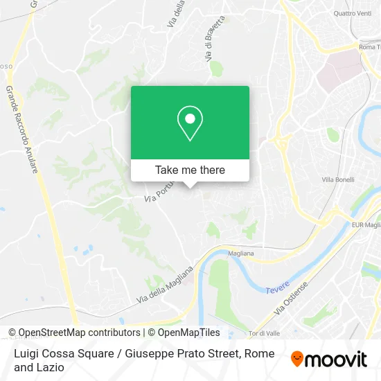 Luigi Cossa Square / Giuseppe Prato Street map