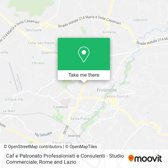 Professional CAF and Consulting Patronage - Commercial Studio map