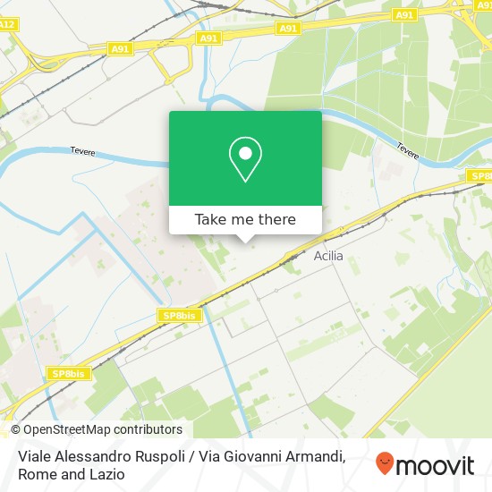 Viale Alessandro Ruspoli / Via Giovanni Armandi map