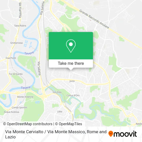 Monte Cervialto Street / Monte Massico Street map