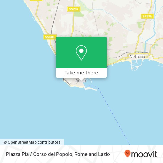 Piazza Pia / Corso del Popolo map