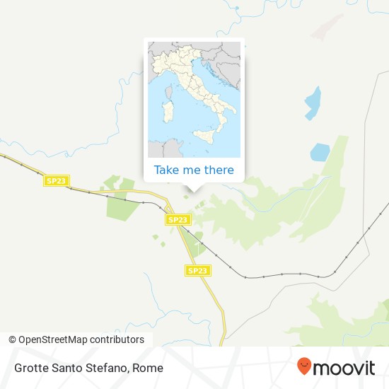 Grotte Santo Stefano map