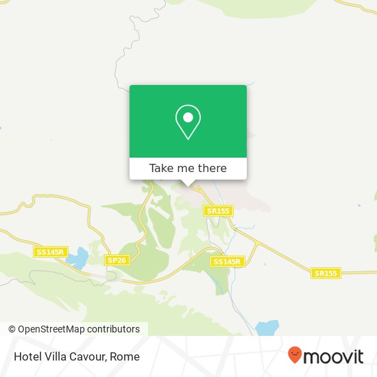 Hotel Villa Cavour map