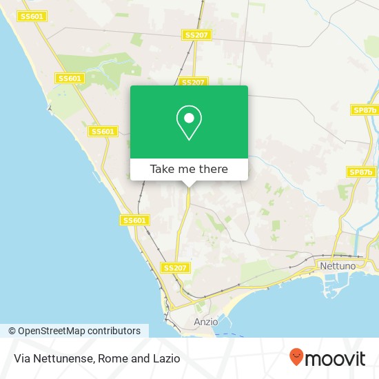 Via Nettunense map