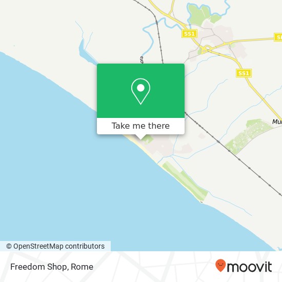 Freedom Shop map