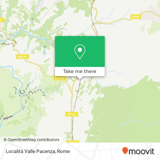 Località Valle Pacenza map