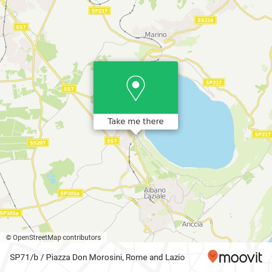 SP71/b / Piazza Don Morosini map