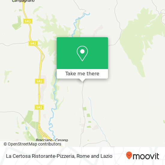 La Certosa Ristorante-Pizzeria map