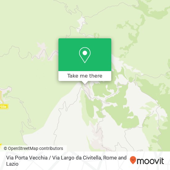 Via Porta Vecchia / Via Largo da Civitella map