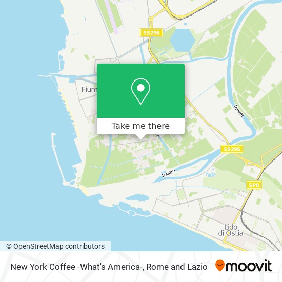 New York Coffee -What's America- map