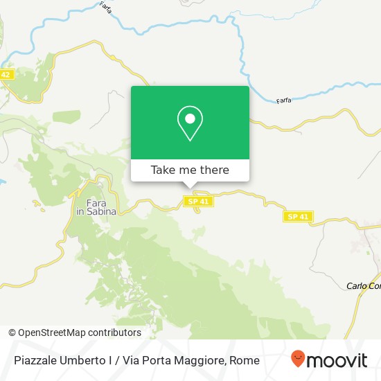 Piazzale Umberto I / Via Porta Maggiore map