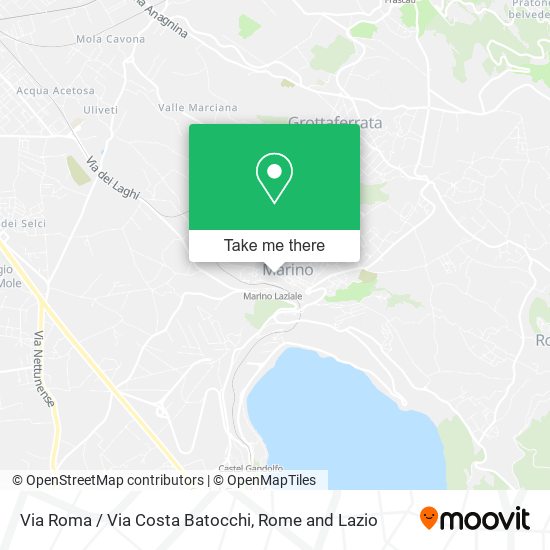 Via Roma / Via Costa Batocchi map