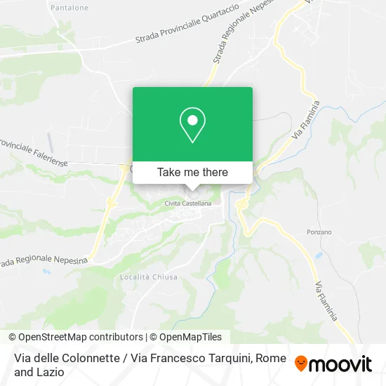 Colonnette Street / Francesco Tarquini Street map