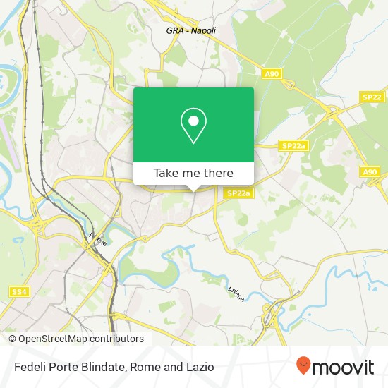 Fedeli Porte Blindate map