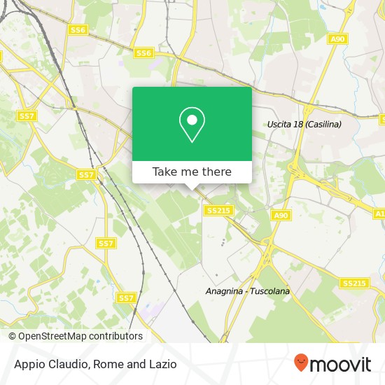 Appio Claudio map