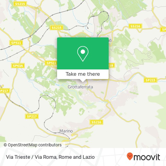 Via Trieste / Via Roma map