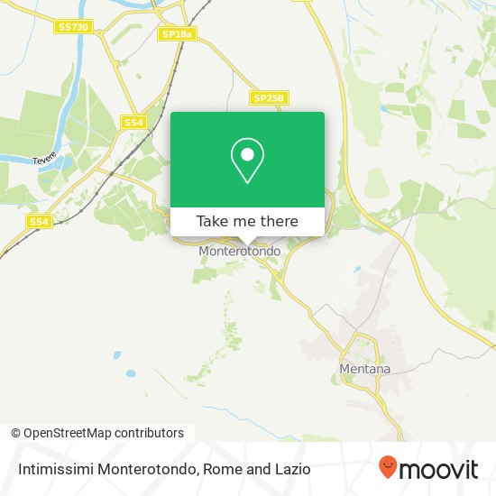 Intimissimi Monterotondo map