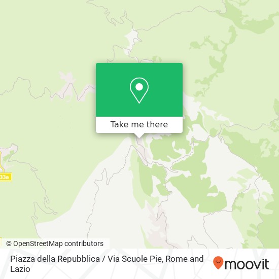 Piazza della Repubblica / Via Scuole Pie map