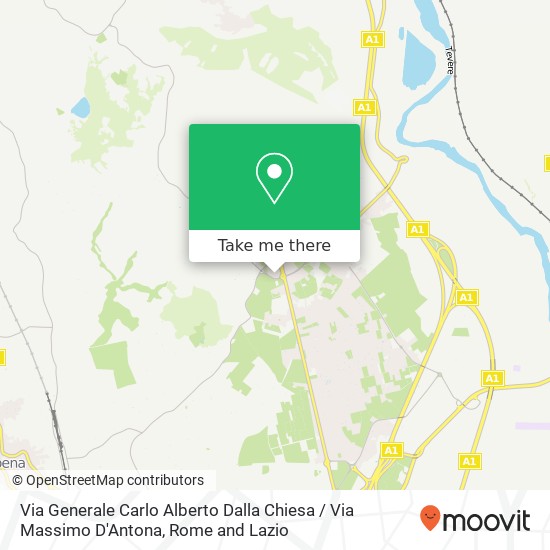 Via Generale Carlo Alberto Dalla Chiesa / Via Massimo D'Antona map