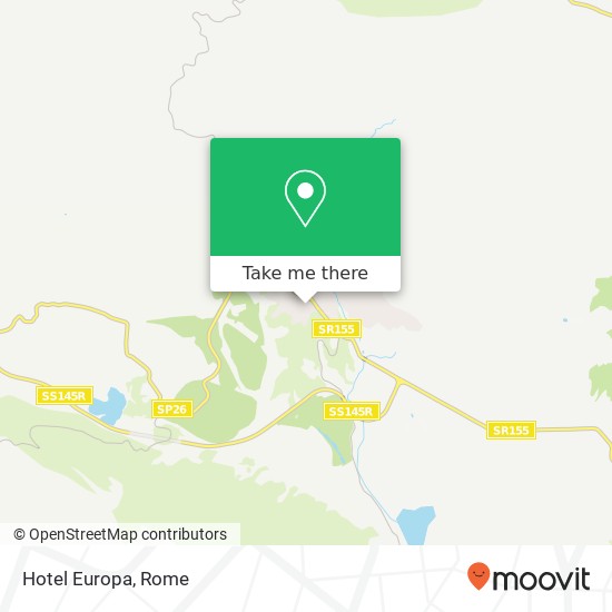 Hotel Europa map