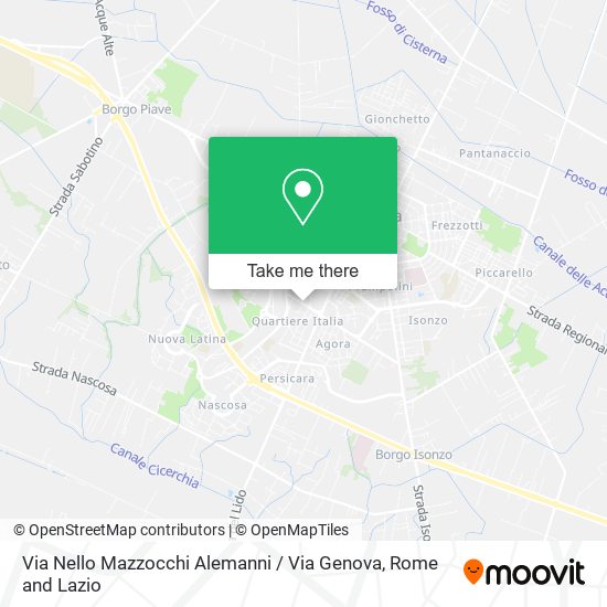 Via Nello Mazzocchi Alemanni / Via Genova map