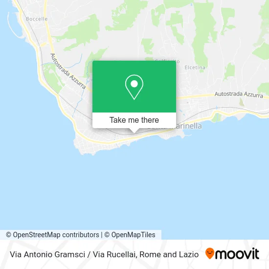 Antonio Gramsci Street / Rucellai Street map