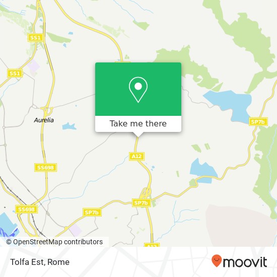 Tolfa Est map