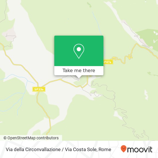 Via della Circonvallazione / Via Costa Sole map
