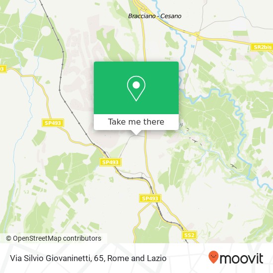 Via Silvio Giovaninetti, 65 map