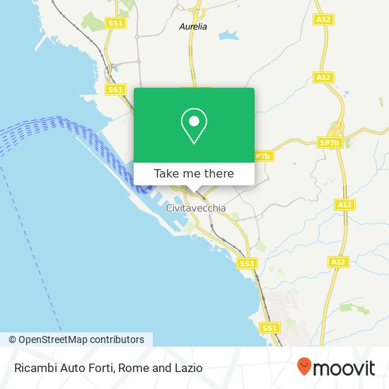 Ricambi Auto Forti map