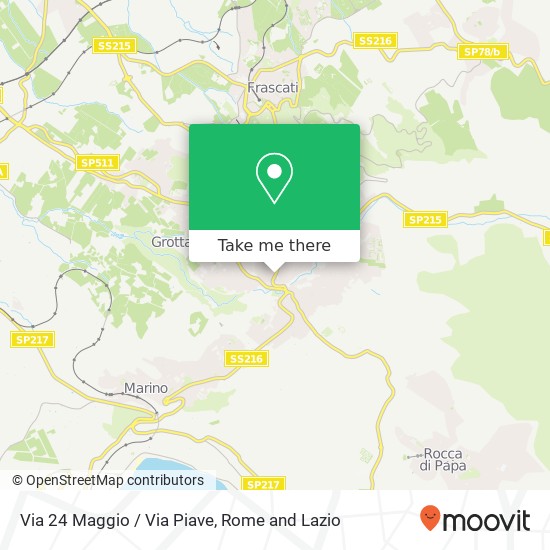 Via 24 Maggio / Via Piave map