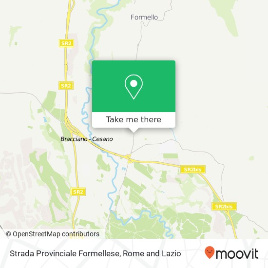 Strada Provinciale Formellese map