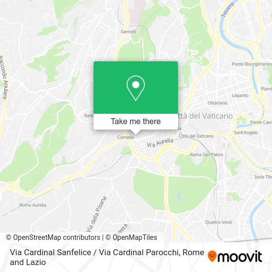 Cardinal Sanfelice Street / Cardinal Parocchi Street map