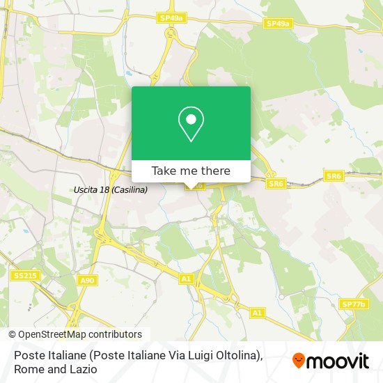 Poste Italiane (Poste Italiane Via Luigi Oltolina) map