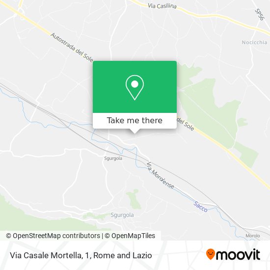 Via Casale Mortella, 1 map