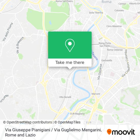Via Giuseppe Pianigiani / Via Guglielmo Mengarini map