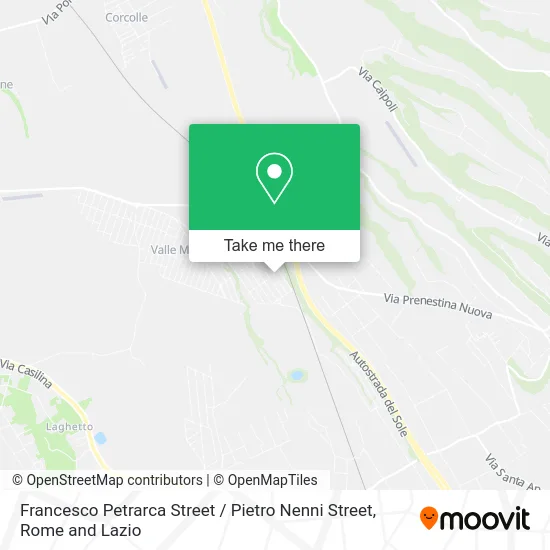 Francesco Petrarca Street / Pietro Nenni Street map