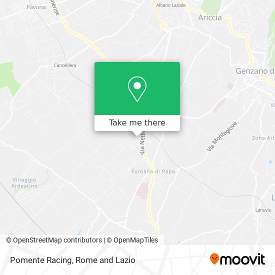 Pomente Racing map