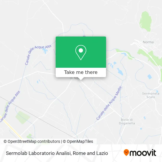 Sermolab Analysis Laboratory map