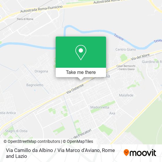 Via Camillo da Albino / Via Marco d'Aviano map