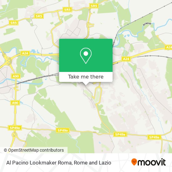 Al Pacino Lookmaker Roma map