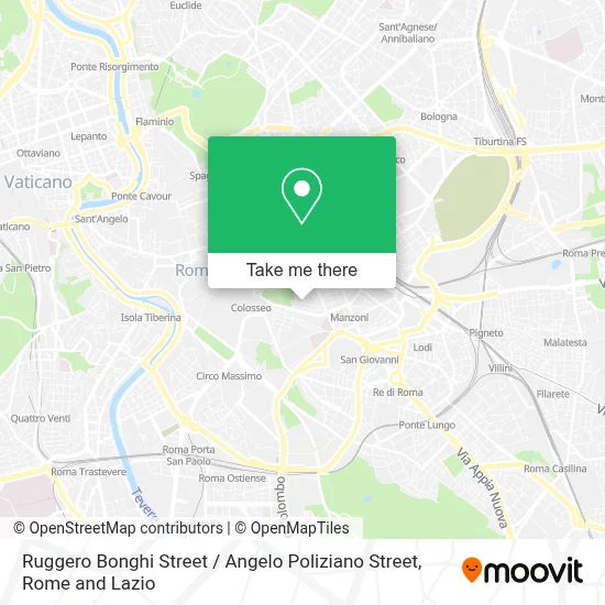 Ruggero Bonghi Street / Angelo Poliziano Street map