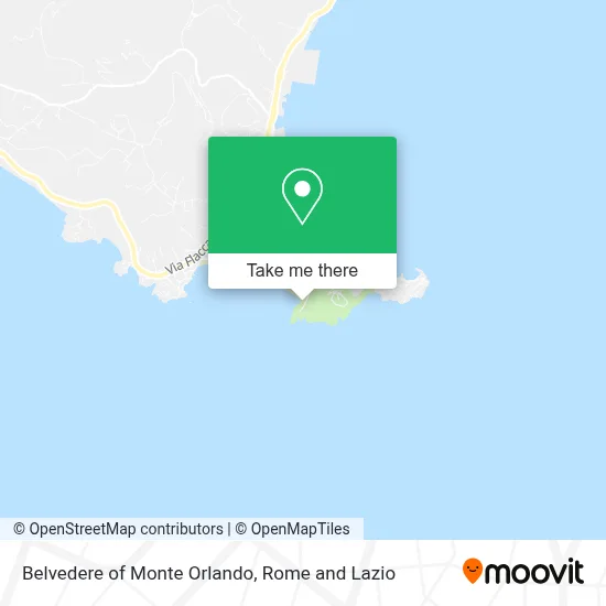 Belvedere of Monte Orlando map