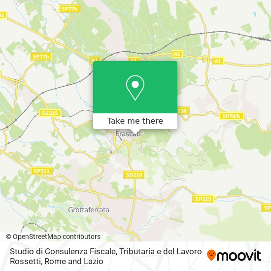 Studio di Consulenza Fiscale, Tributaria e del Lavoro Rossetti map