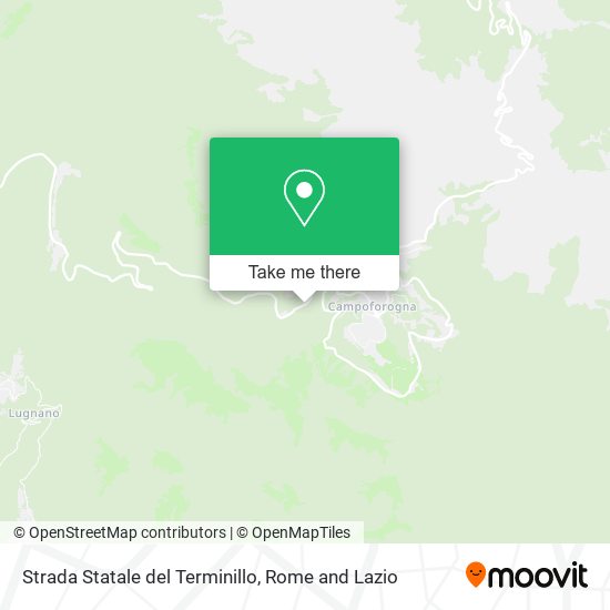 Strada Statale del Terminillo map